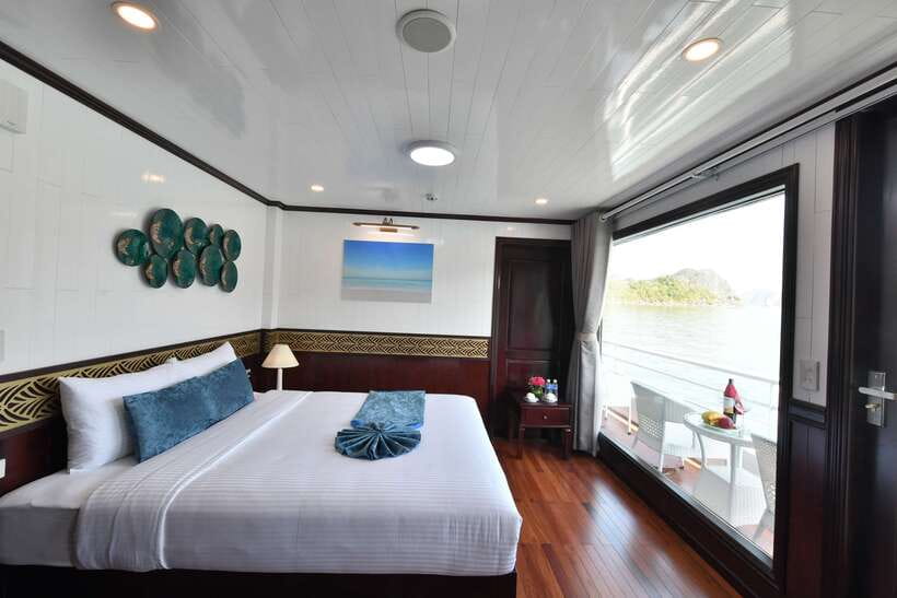 From Hanoi: 2-Day Halong Sapphire Cruise with Balcony Cabin - Setting sail from Tuan Chau Harbour