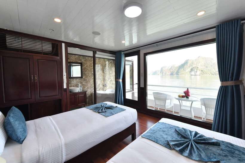 From Hanoi: 2-Day Halong Sapphire Cruise with Balcony Cabin - What the cabin and service add to the value