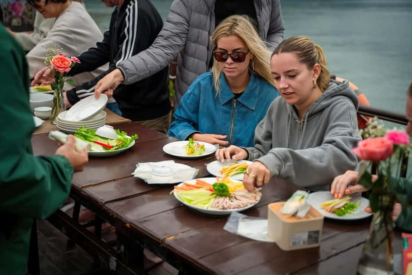 From Hanoi/Cat Ba: Lan Ha Bay Full-Day Boat Trip - 12:30 lunch at Ong Cam Islet