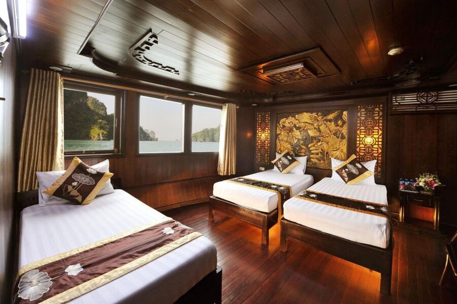 From Hanoi: Ha Long - Bai Tu Long Bay 2-Day 1-Night Cruise - Day two: Tai Chi, Thien Canh Son Cave, and Hon Co Island