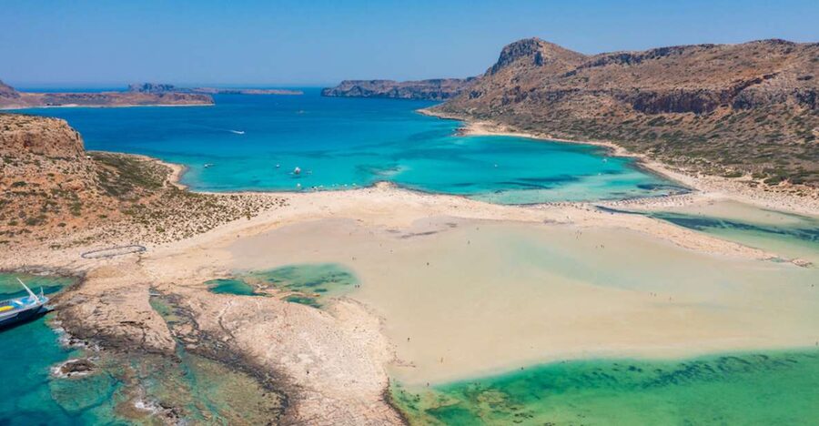 From Heraklion: Cruise to Balos Lagoon and Chania Old Town - Two and a half hours at Balos Lagoon