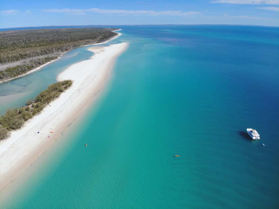 From Hervey Bay: Half-Day K'gari Fraser Island Beach Cruise - Leaving from Great Sandy Straits Marina
