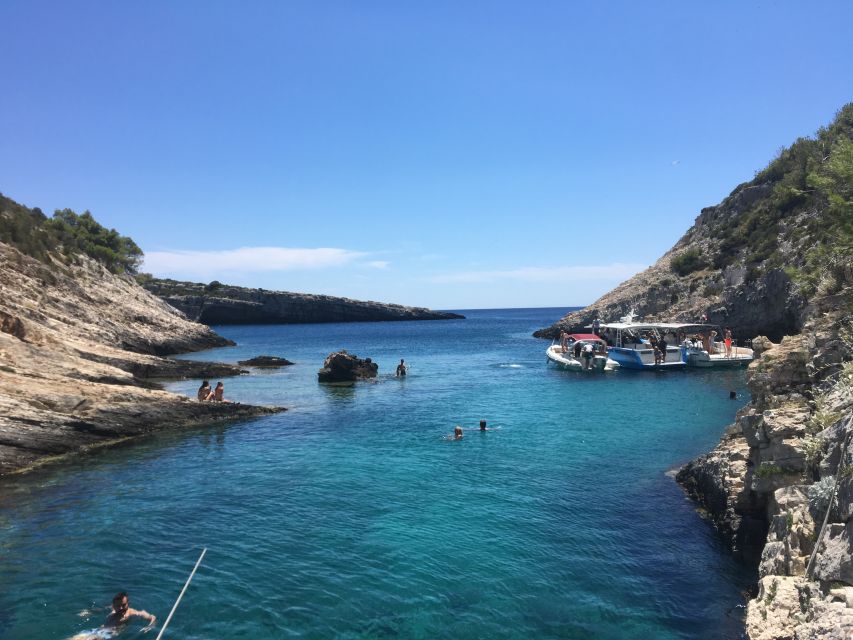 From Hvar: Blue Cave, Green Cave & 5 Islands Speedboat Tour - Budikovac and its blue-green lagoon