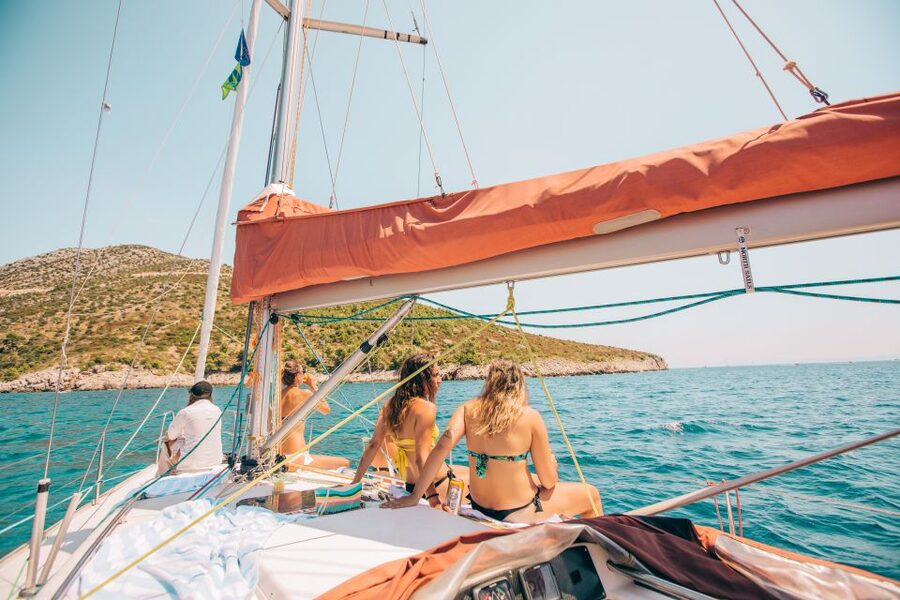 From Hvar: Boat Tour to Pakleni Islands on a Comfort Yacht - Comfort, shade, and the small-group setup