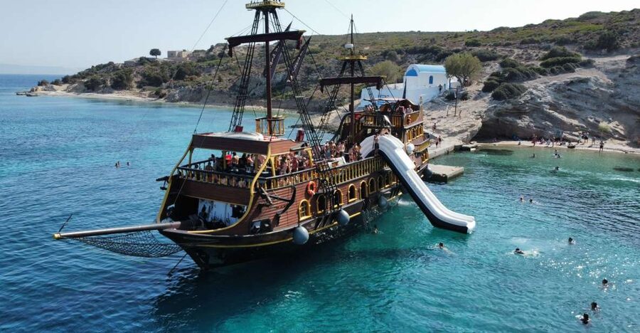 From Kos: 3-Island Pirate Cruise with Lunch and Waterslide - What this cruise is really like