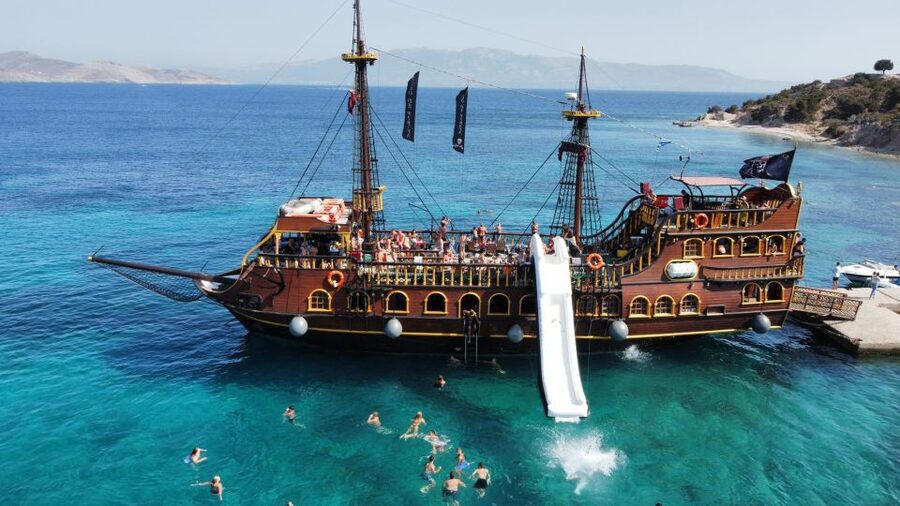 From Kos: 3-Island Pirate Cruise with Lunch and Waterslide - Food, comfort, and what to bring
