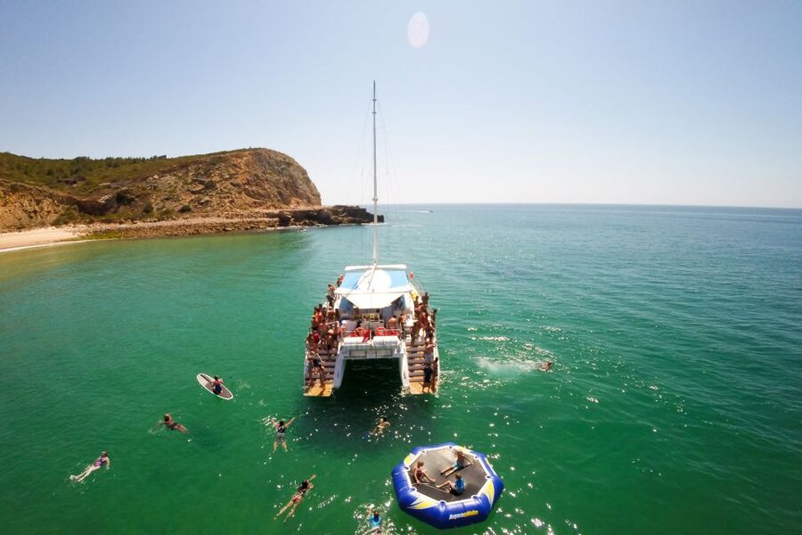 From Lagos: Algarve Golden Coast Cruise - Burgau and the quieter bay stop