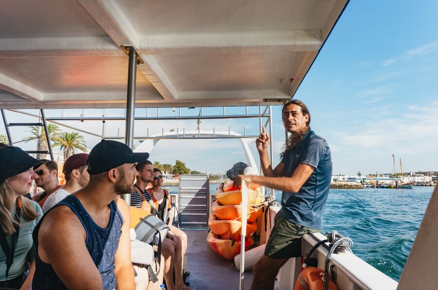 From Lagos: Kayaking and Boat Cave Explorer Tour - How busy is the coast?