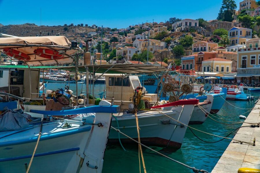 From Lindos: Rhodes Old Town and Speedboat Trip to Symi - Three to four hours beside Symi’s famous harbor