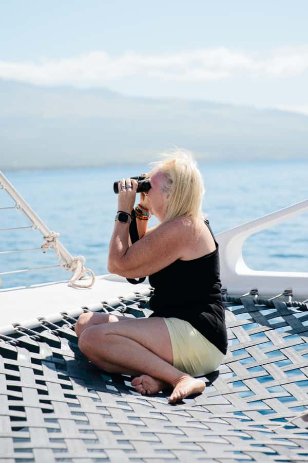 From Ma'alaea: 'Alihilani Sunset Sail Catamaran Tour - Food and drinks without a dinner-cruise price