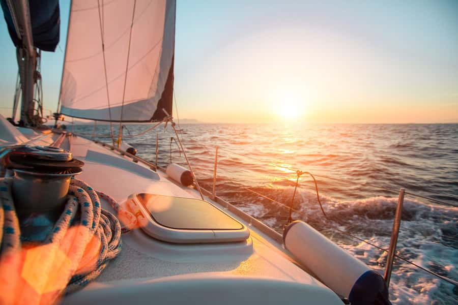 From Ma'alaea: 'Alihilani Sunset Sail Catamaran Tour - The first minutes on the Alihilani