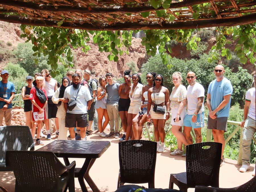 From Marrakech: Ouzoud Waterfalls Guided Hike and Boat Trip - Arriving above the 110-meter falls