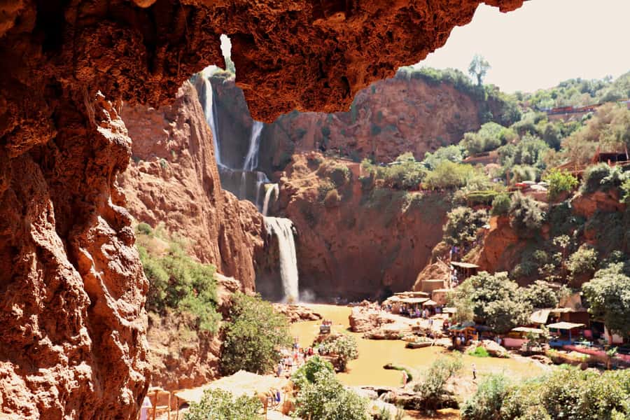 From Marrakech: Ouzoud Waterfalls Guided Tour & Boat Ride - Lunch with a waterfall view