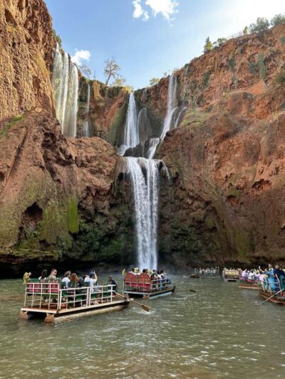 From Marrakech: Ouzoud Waterfalls Guided Trip with Boat Ride