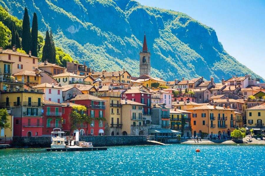 From Milan: Small Group Como, Bellagio, Varenna, Boat Cruise - The short ferry ride to Varenna