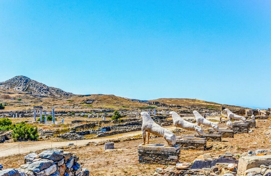 From Mykonos: Delos & Rhenia Islands Half-Day Trip by Boat - BBQ lunch with a view of the Aegean