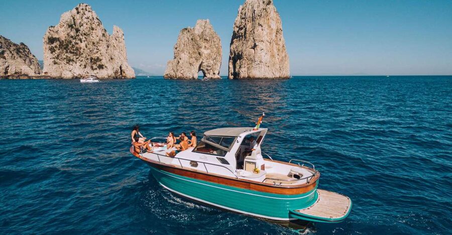 From Naples: Capri Boat Day Trip with Drinks - A small boat makes Capri feel closer