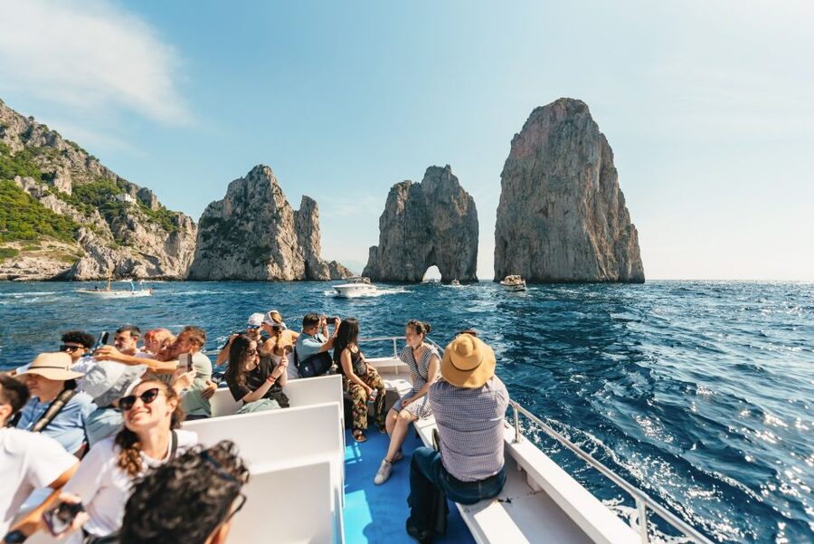 From Naples: Gulf of Naples & Capri Sightseeing Boat Tour - The optional swim near the Faraglioni