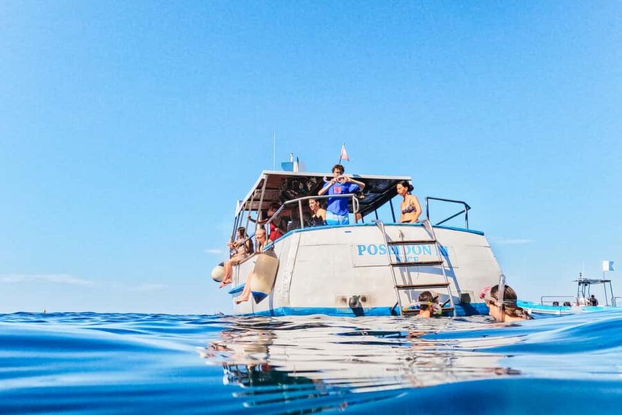 From Nice: French Riviera Swimming and Snorkeling Cruise - The safety briefing before the swim