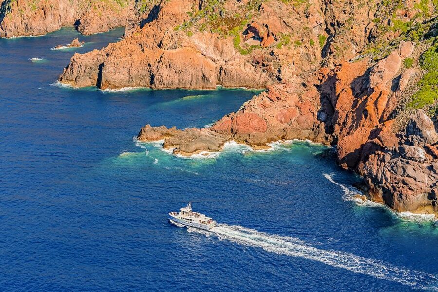 From Ota: Scandola Nature Reserve Eco-Friendly Boat Tour - Leaving Porto through the Gulf