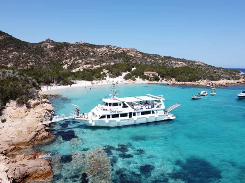 From Palau: La Maddalena Archipelago 4 Stops Boat Tour - Budelli: pink sand, rock shapes, and a swim from the boat