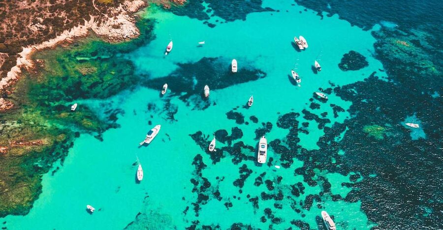 From Palau: La Maddalena Archipelago Boat Tour with Pasta - Two hours at Santa Maria Beach