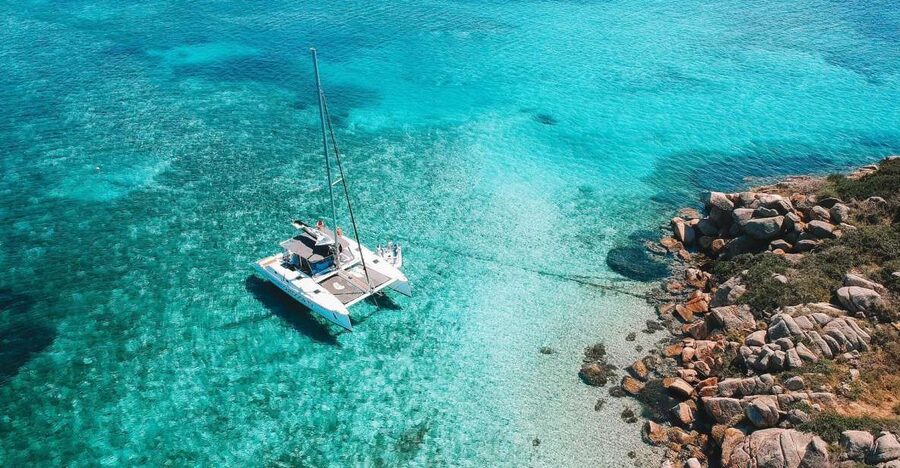 From Palau: La Maddalena Full-Day Archipelago Catamaran Tour - The final swim and the ride back to Palau