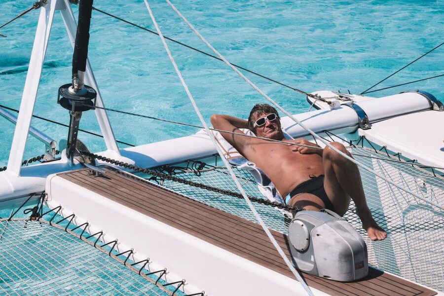 From Palau: La Maddalena Full-Day Archipelago Catamaran Tour - What the weather can change