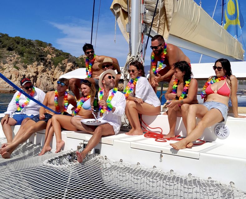 From Palau: Maddalena Archipelago Catamaran Tour with Lunch - Sardinian lunch on the catamaran