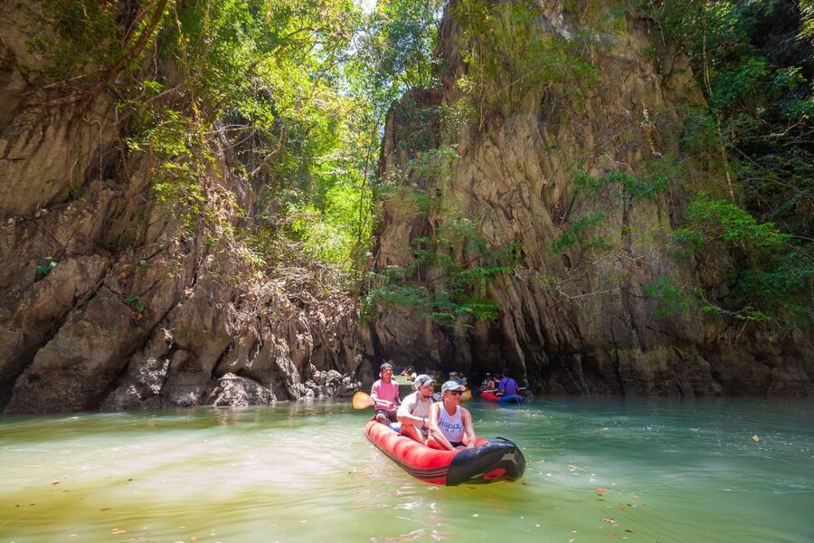 From Phuket: Phang Nga Bay and Canoeing Tour by Big Boat - Lunch aboard the boat
