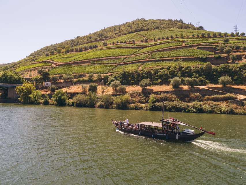 From Pinhão: Douro Valley Rabelo Boat Tour with Port Wine - Using the five-language WebApp audio guide