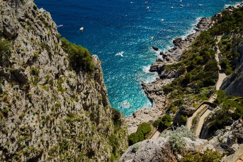 From Pompeii/Castellammare/Vico Equense: Capri Day Cruise - The first boat ride across the Gulf of Naples