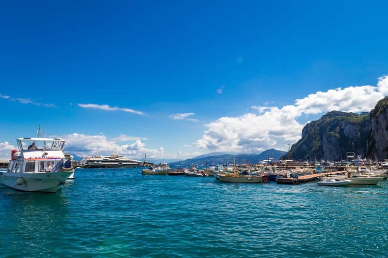 From Pompeii/Castellammare/Vico Equense: Capri Day Cruise - Pickup from Pompeii, Castellammare, or Vico Equense