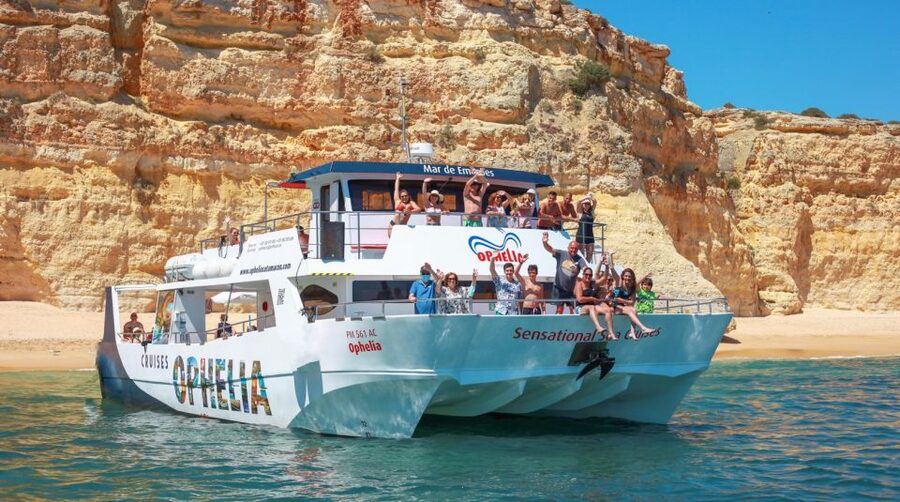 From Portimão: Catamaran Cruise to Benagil Caves with BBQ - Start at the Vasco da Gama Pier
