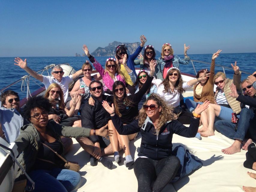 From Positano, Praiano, or Amalfi: Capri Full-Day Boat Tour - Sailing past Positano and Li-Galli