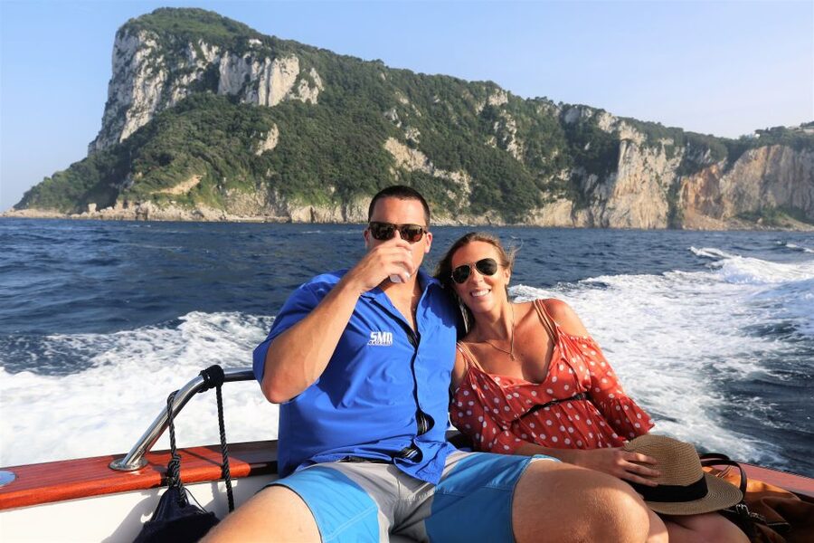 From Positano: Sorrento Coast & Capri Full-Day Trip by Boat - From Parking Mandara to Piano di Sorrento