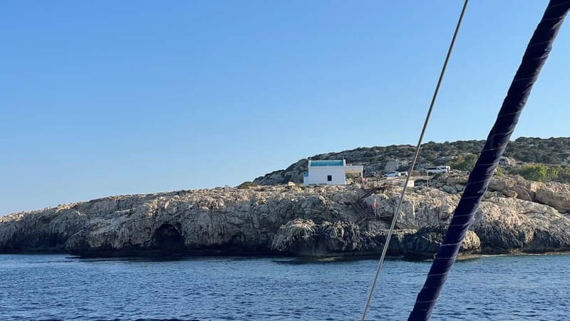 From Protaras: Catamaran Cruise to Blue Lagoon - Boarding the Mediterraneo III from Protaras