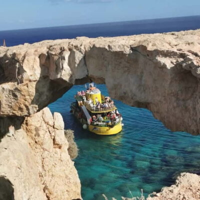 From Protaras: Cruise to Blue Lagoon, Turtle Cove & Sea Cave