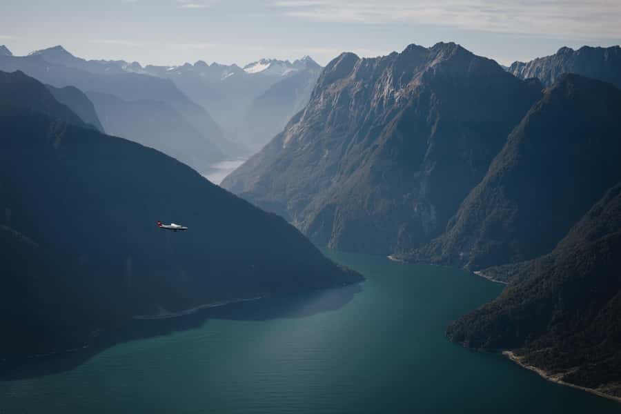 From Queenstown: Milford Sound Full-Day Trip by Plane & Boat - Queenstown pickup and check-in at Frankton
