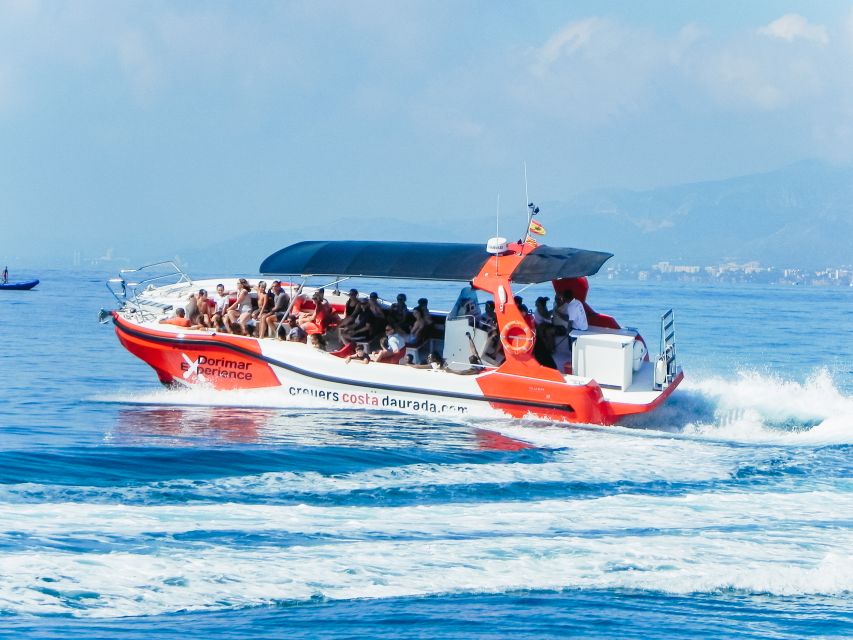 From Salou/Cambrils: Speedboat Tour - A Costa Dorada ride with two different moods
