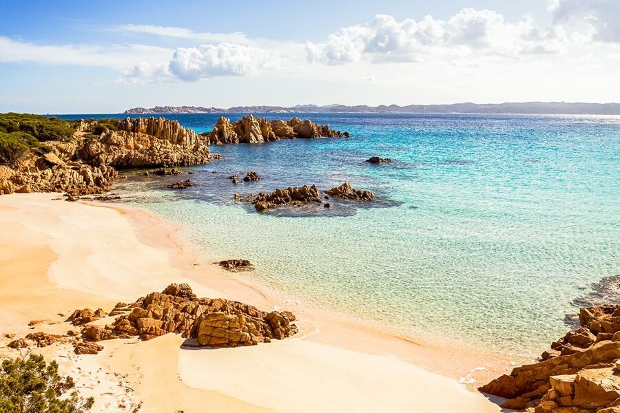 From Sardinia: La Maddalena Archipelago Full-Day Boat Tour - One hour in La Maddalena