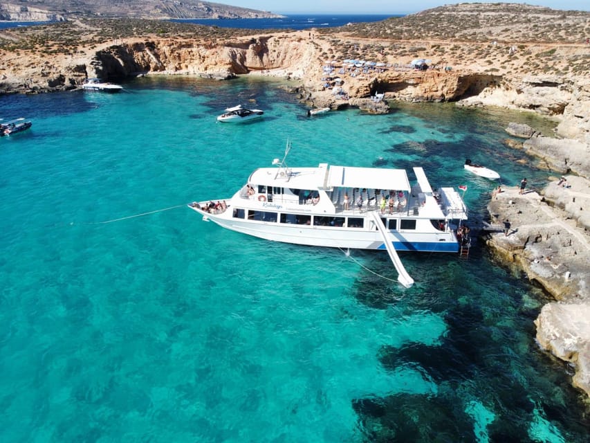 From Sliema: Gozo, Comino and Blue Lagoon Cruise - Qala Belvedere and the view over Gozo
