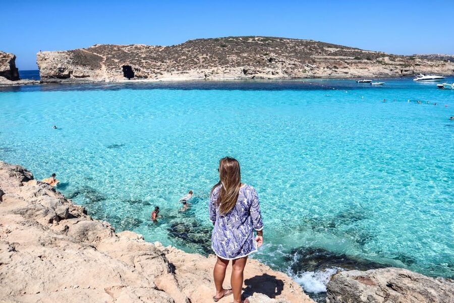 From Sliema: Gozo, Comino & The Blue Lagoon Boat & Bus Tour - Mgarr Harbour and the Gozo minibus
