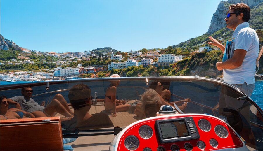From Sorrento: Capri Island Boat Day Trip With Transfer - Swimming, snacks, and limoncello on board