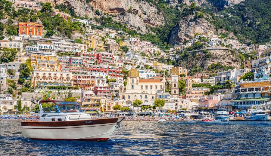 From Sorrento: Positano and Amalfi Boat Trip with Transfer - Swimming, drinks, and the ride back