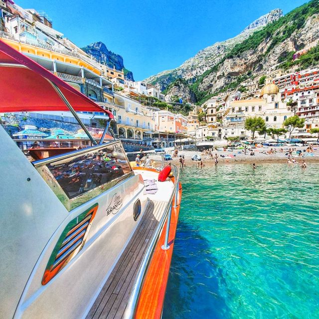 From Sorrento: Positano and Amalfi Boat Trip with Transfer - From Sorrento to the open water
