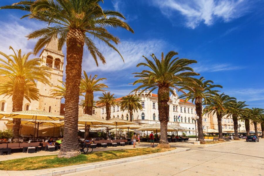 From Split: Krka Waterfalls Cruise & Trogir Walking Tour - One hour in Skradin