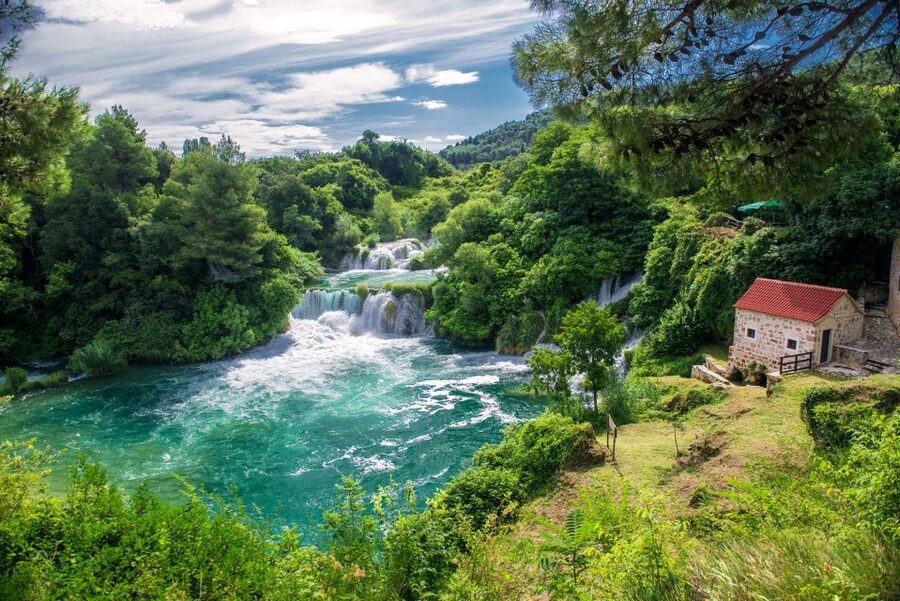From Split: Krka Waterfalls Tour with Boat Ride & Swimming - Starting in Split at Obala kneza Domagoja 3