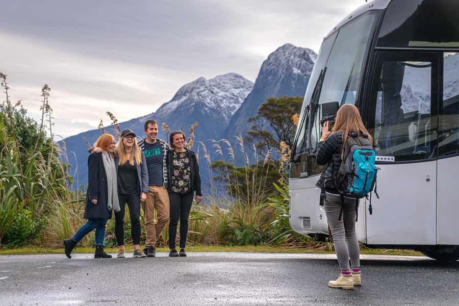 From Te Anau: Milford Sound Coach Tour and Cruise - Photo stops, short walks, and the final approach