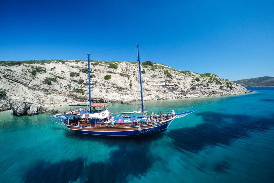 From the Port of Kos: Full Day Boat Cruise to 3 Islands - Who should book the Odyssey cruise